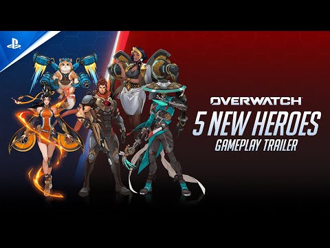 Overwatch - Season 1: Conquest: 5 New Heroes Gameplay Trailer | PS5 & PS4 Games