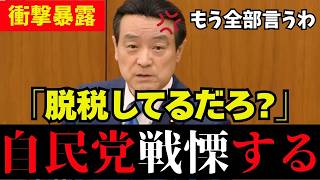 【自民党の嘘】日本の財源世界1！真実を暴露する江田議員 伝説の国会質疑【江田憲司/浜野喜史/片山さつき/高市内閣/自民党/参政党/岸田文雄/参政党】
