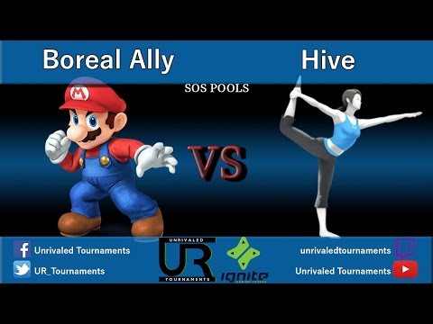 Southern Ohio Smash  SOS POOLS - Boreal Ally (Mario) vs Hive (Wii Fit)