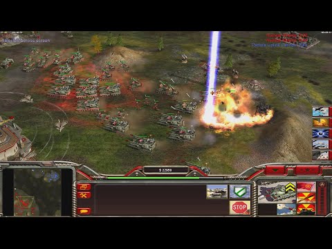 CHINA Tank vs USA Laser $10k - Command & Conquer Generals Zero Hour - 1 vs 1 HARD Gameplay