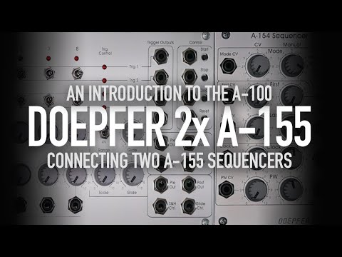 Doepfer A-154 and 2x A-155 guide to setting up a 16 step sequencer