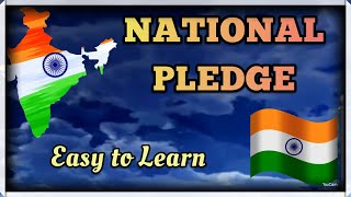 National pledge| Indian National pledge english|Subtitle| easy to learn
