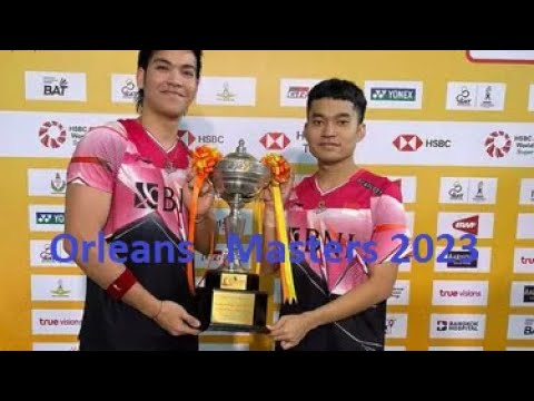 update Leo Rolly Carnando - Daniel Martin vs Jeppe Bay - Lasse Molhede R16 badminton Orleans Masters