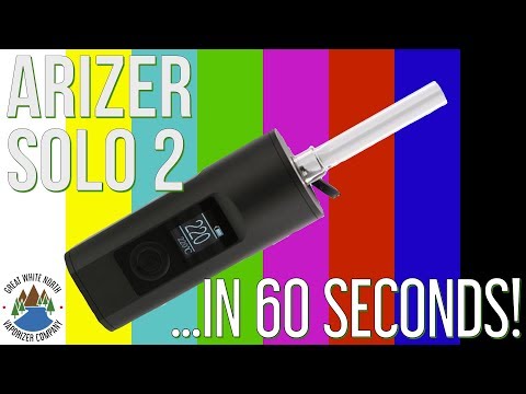 Arizer Solo 2 Review in 60 Seconds | Great Canadian Value & Performance | GWNVC's Vaporizer Reviews
