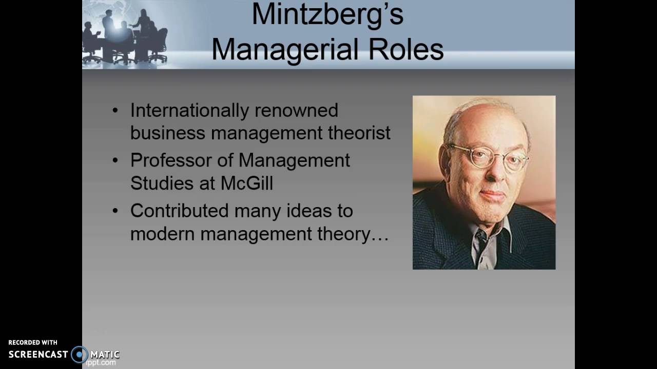 Lesson 3: Managerial Skills and Roles