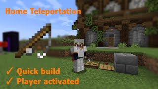 Flexible home teleportation with a fishing rod 1.16-1.20.x