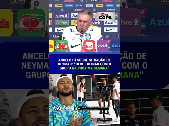 Lesão de Neymar: Ancelotti projeta retorno do camisa 10 da Seleção