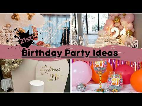 100+ Unique 21st Birthday Party Ideas with Elegant Decor, Themes & Event Design Inspiration