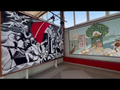 Il capannone del Petrolchimico di Porto Marghera, l'arte racconta le lotte del lavoro