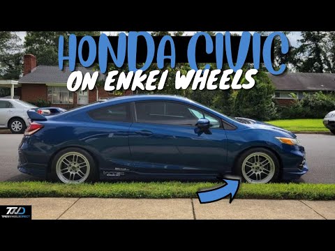 Honda Civic - 17"x9" Enkei RPF1 Wheels Fitment