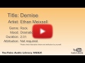 Demise Ethan Meixsell Rock Dramatic YouTube Audio Library BGM
