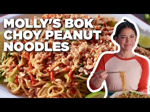 Molly Yeh's Bok Choy Peanut Noodles | Girl Meets Farm | Food Network