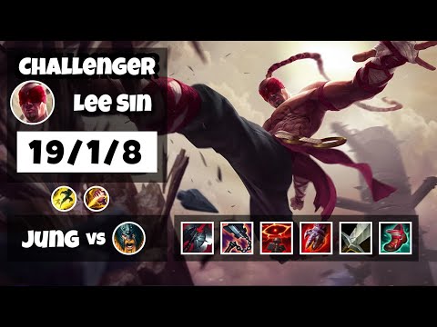 Lee Sin 11.10 S11 Jungle Challenger Replay (19/1/8) - KOREAN