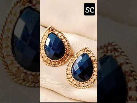 Beautiful Black Diamond Earings ❤ l Shabeena's Collection l