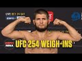Khabib Nurmagomedov, Justin Gaethje make weight for title fight | UFC 254 Weigh-In Show | ESPN MMA