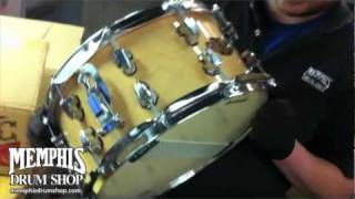 Video thumbnail for Ludwig 14 x 7 Epic "The Brick" 20-Ply Birch Snare Drum Unboxing by Memphis Drum Shop