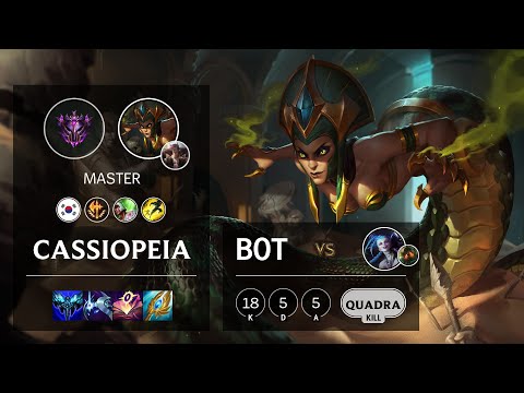 Cassiopeia Bot vs Jinx - KR Master Patch 11.12