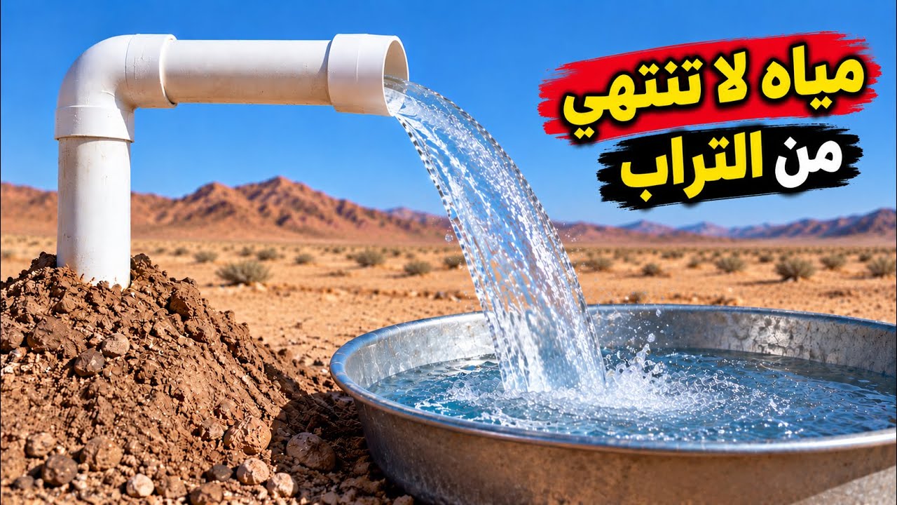 حوّلت التراب إلى مياه شرب لا تنتهي… مصدر مياه مجاني لمنزلك