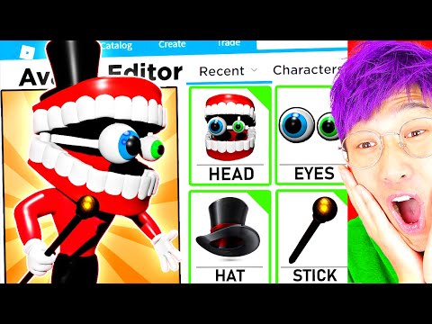 Making CAINE From AMAZING DIGITAL CIRCUS A ROBLOX ACCOUNT!? (EXPENSIVE)