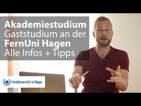 FernUni Hagen: So funktioniert das Akademiestudium & Gaststudium im Fernstudium