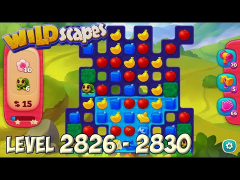 Wildscapes level 2826 - 2830 🐼 Playrix HD