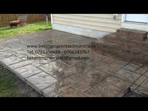 Beton Amprentat Ivănețu - Buzău  Tel.0761350488 -0766543767