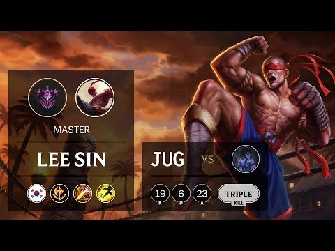Lee Sin Jungle vs Sylas - KR Master Patch 9.17