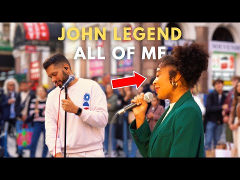 RANDOM French Girl SHOCKS The Crowd With Her Voice | John Legend - All Of Me