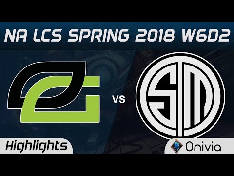 OPT vs TSM Highlights NA LCS Spring 2018 W6D2 Optic Gaming vs Team Solo Mid by Onivia