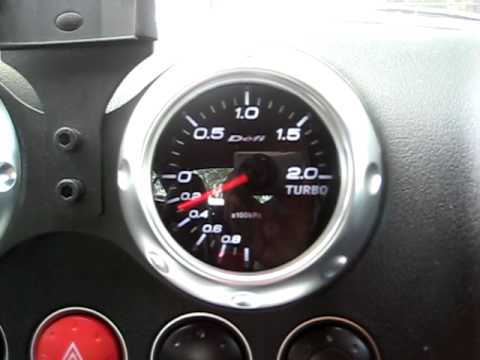 Defi boost gauge start up.