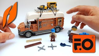 New Arrival - Carpentry Van (FUNWHOLE F9030 - Unboxing and Review) #funwhole #buildingblocks #light