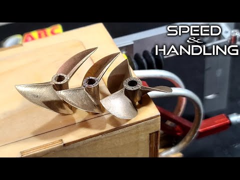 Two & Three Blade Propeller Test Oxidean Oxi-digger RTR Wood Outrigger - Octura 1740, ABC 1616