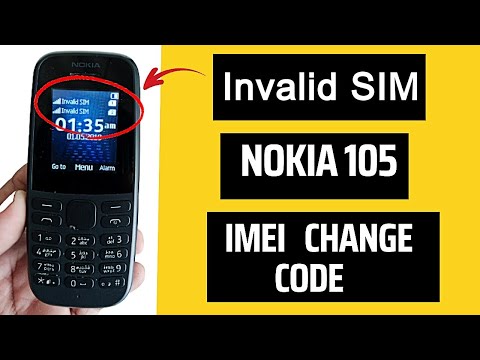 Nokia 105 IMEI Change Code | Invalid Sim | PTA Registration Code | Nokia 105 IMEI Repair Codes