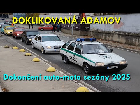 Doklikovaná Adamov - dokončení auto-moto sezóny 2025