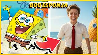 🧽 PERSONAGENS DO BOB ESPONJA (VERSÃO HUMANA) 🤯 | ADIVINHE PELA VOZ 🔊 #quiz #geekquiz