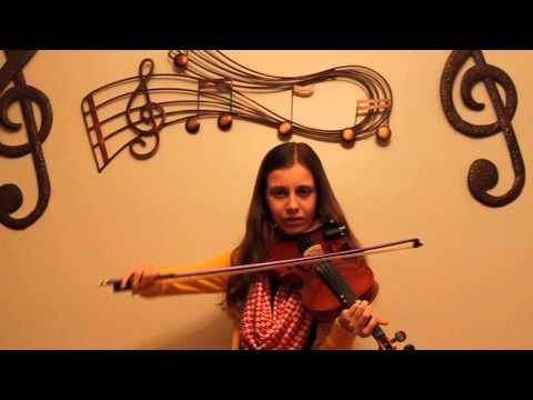 Hannah Fiddling - May, 2014