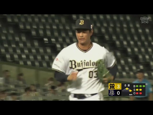 【ファーム】好リリーフ!! バファローズ・入山海斗 ピンチの場面で三振を奪う!!  2024年9月1日 オリックス・バファローズ 対 阪神タイガース