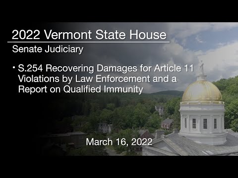 Vermont State House - S.254  3/16/2022