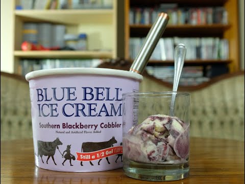 Blue Bell Southern Blackberry Cobbler Ice Cream Review