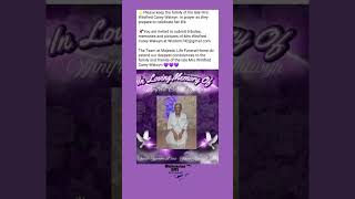 Winifred 'Carey' Walwyn | Death Notice #obituaries #bvi #obituariesbvi