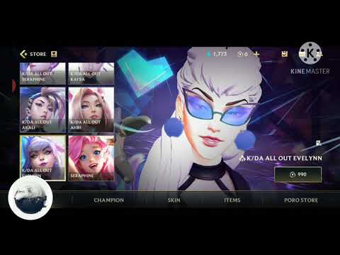 Review new skin & new champ - KDA, Seraphine, Kai'sa, Evelynn, Akali - sever test