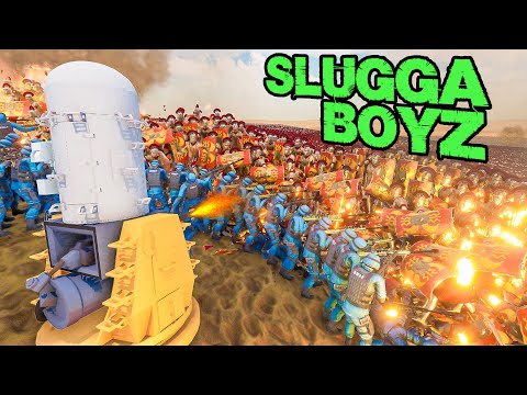 ROMAN & PHALANX Surrounded By SLUGGA BOYZ ARMY | Ultimate Epic Battle Simulator 2 UEBS 2