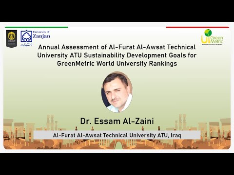 Dr. Essam Al-Zaini, Representative of Chancellor, Al-Furat Al-Awsat Technical University ATU, Iraq