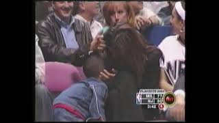 Jason Kidd runs into his own son, 2003 Playoffs Game 2.