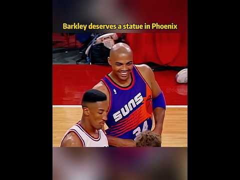 Charles Barkley deserves a statue in phoenix #nba #basketball