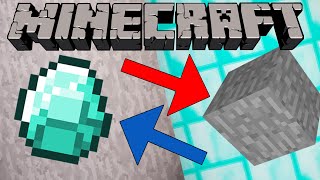 If Diamonds and Stone Switched Places - Minecraft