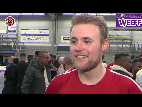 2019-05-10 Zaalvoetbal, play off finale, 1of3, FC Marlene-Hovocubo, interviews