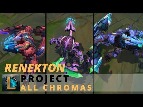 PROJECT Renekton All Chromas - League of Legends