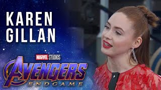 Karen Gillan talks Nebula's Journey LIVE from the Avengers: Endgame Premiere