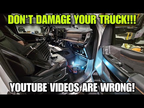 VIDEOS ARE WRONG! 2023/2024 Ford Super Duty Upfitter Switch Wiring!